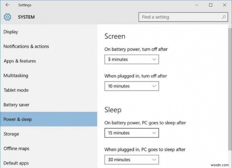 Cách tắt Chế độ ngủ tự động trong Windows 8 / 8.1