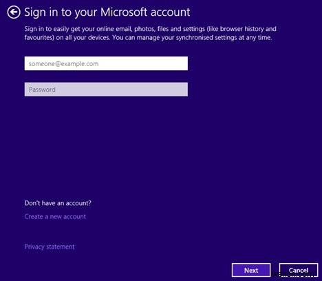 Cách thay đổi tài khoản cục bộ thành tài khoản Microsoft trong Windows 8.1
