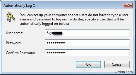 Đăng nhập tự động Windows 8.1 / 8/7 mà không cần nhập mật khẩu