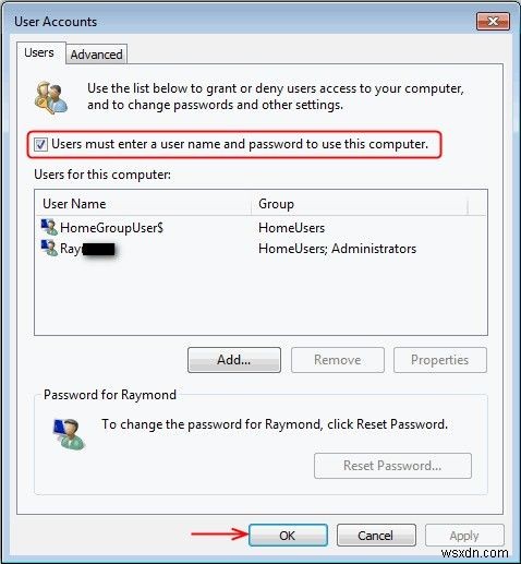 Đăng nhập tự động Windows 8.1 / 8/7 mà không cần nhập mật khẩu