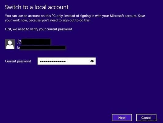 Cách thay đổi địa chỉ email liên kết với tài khoản Microsoft của bạn trong Windows 8.1 / 8