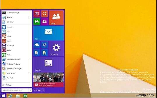 Windows 8.1 Update 2 sẽ thêm Start Menu Back