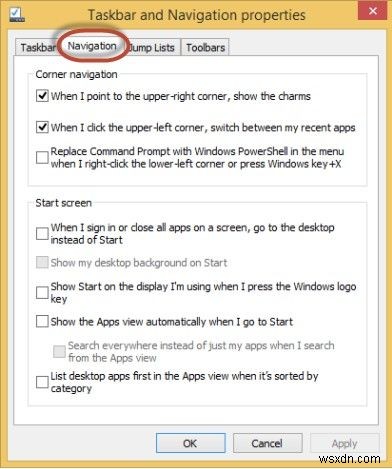 Cách khởi động vào Chế độ màn hình trong Windows 8.1, thay vì Màn hình bắt đầu