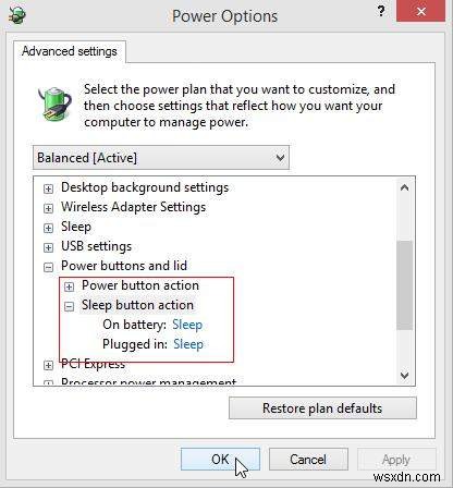 Cách khắc phục chế độ ngủ không hoạt động trong Windows 8.1