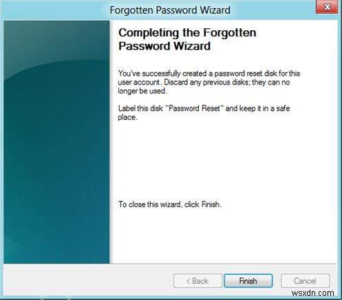 Cách dễ dàng để tạo mật khẩu Đặt lại đĩa Windows 8.1