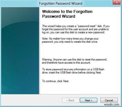 Cách dễ dàng để tạo mật khẩu Đặt lại đĩa Windows 8.1