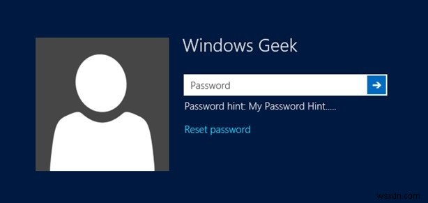 Cách đăng nhập vào Windows 8 nếu mật khẩu Windows 8 không chính xác