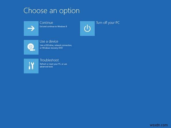 Khởi động vào Chế độ an toàn trong Windows 8