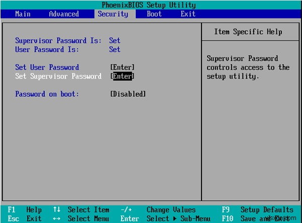 Cách nhanh chóng để đặt lại hoặc xóa mật khẩu người giám sát trên Windows 7