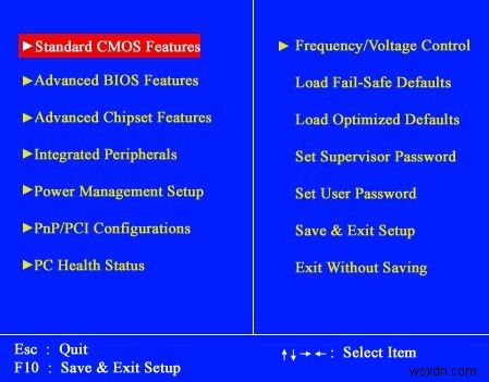 Cách vào cài đặt Bios trên Windows 7