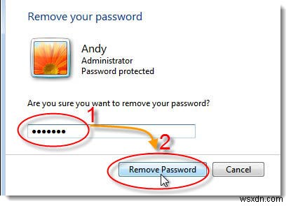 Cách xóa mật khẩu đăng nhập Windows 7