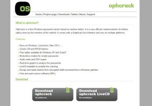 Cách sử dụng Ophcrack trên Windows 7 để Đặt lại mật khẩu