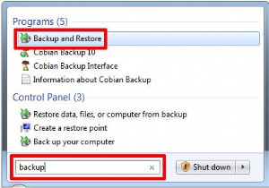 Cách thiết lập và sử dụng tính năng sao lưu và khôi phục trong Windows 7