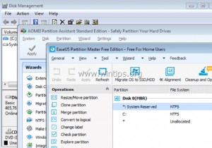 Cách thay đổi kích thước phân vùng trong Windows.