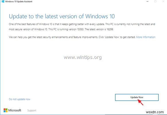 Khắc phục:Windows 10 Update 1709 không cài đặt được (Solved)