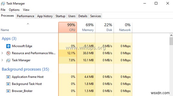 Cách khắc phục sự cố sử dụng CPU cao của Windows 10.