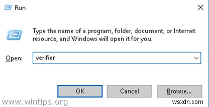 Cách tìm trình điều khiển nào khiến Windows gặp sự cố với màn hình xanh bằng Trình xác minh trình điều khiển.