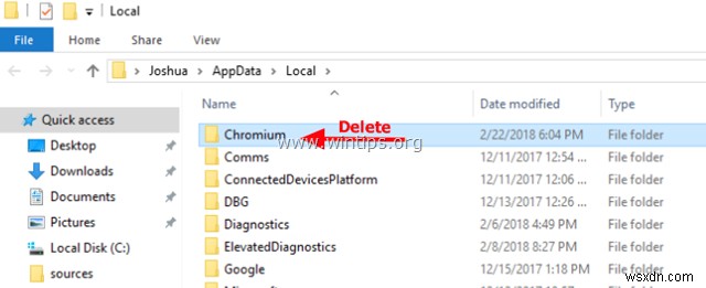 Cách xóa trình duyệt Chromium (Phần mềm độc hại).