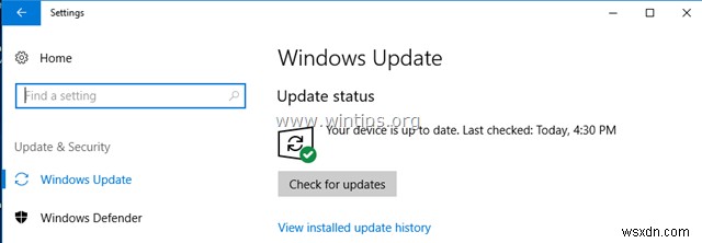 Cách tắt vĩnh viễn bản cập nhật Windows 10.