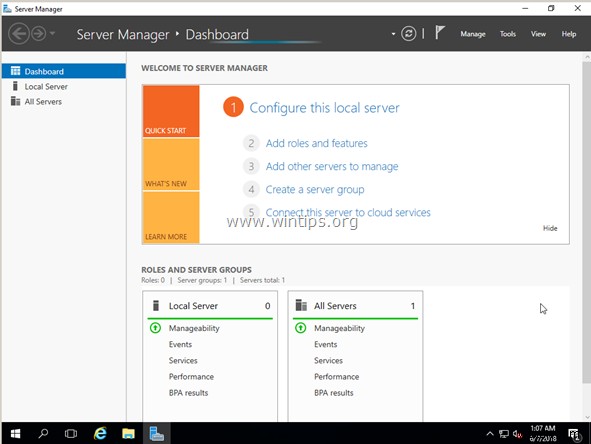 Cách cài đặt từng bước Windows Server 2016.