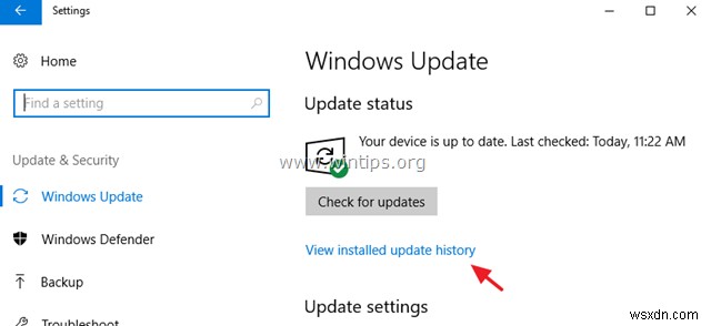 Khắc phục:Windows 10 Thiết bị của bạn đang gặp rủi ro - Không thể cập nhật Windows (Đã giải quyết).