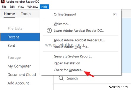 Cách tắt cập nhật tự động trong Adobe Reader DC