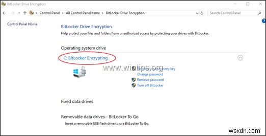 Cách mã hóa Ổ C:bằng BitLocker trong Windows 10 Pro &Enterprise.