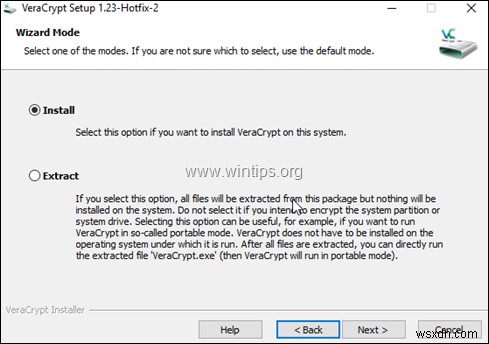 Cách mã hóa Ổ C:với VeraCrypt trong Windows (Tất cả các phiên bản).