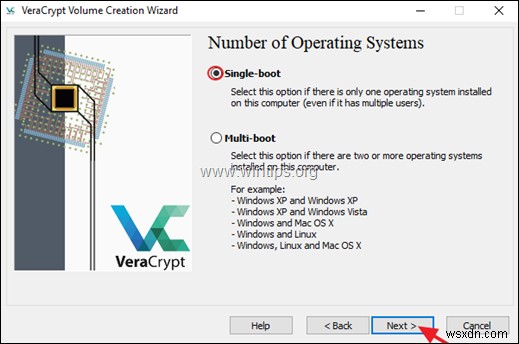 Cách mã hóa Ổ C:với VeraCrypt trong Windows (Tất cả các phiên bản).