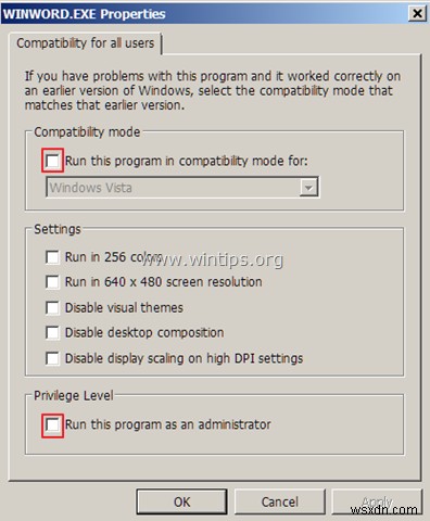 Khắc phục:Bạn có muốn cho phép chương trình sau thực hiện các thay đổi đối với máy tính này không? trong Word 2013 hoặc Excel 2013 (Đã giải quyết)