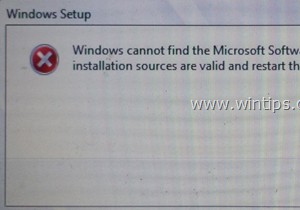 Khắc phục:Windows không thể tìm điều khoản cấp phép phần mềm của Microsoft