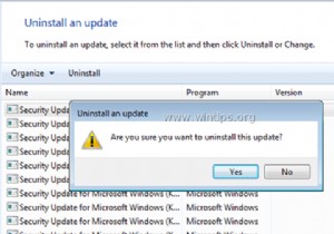 Cách gỡ cài đặt bản cập nhật trong hệ điều hành Windows 10/8/7.