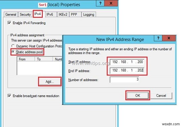 Cách thiết lập L2TP VPN Server 2016 với Khóa chia sẻ trước tùy chỉnh để xác thực.