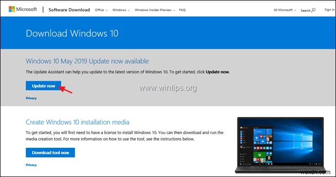 Khắc phục:Không cài đặt được Windows 10 Update 1903 (Solved)