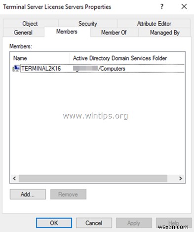 Khắc phục sự kiện ID 4105:Máy chủ cấp phép Máy tính Từ xa không thể cập nhật các thuộc tính giấy phép cho người dùng trong Miền Active Directory. 
