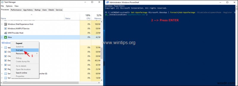 Khắc phục:Triển khai Microsoft.XboxGamingOverlay không thành công với HRESULT 0x80073D02 (Solved)