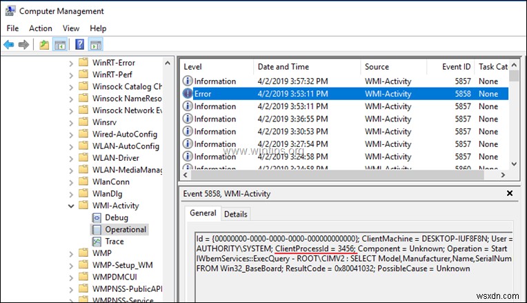 Khắc phục:Mức sử dụng CPU cao của máy chủ nhà cung cấp WMI trên HĐH Windows 10/8/7 (Đã giải quyết)