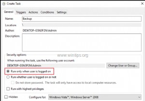 Cách chạy một tác vụ đã lên lịch trong nền hoặc trong nền trước.