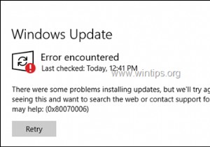 Khắc phục:Dịch vụ cập nhật Windows 10 bị thiếu (Đã giải quyết)