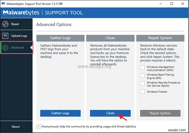 Khắc phục nhanh:Cài đặt Malwarebytes Đã xảy ra lỗi. (Đã giải quyết)