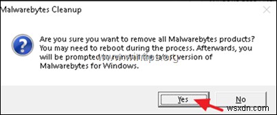 Khắc phục nhanh:Cài đặt Malwarebytes Đã xảy ra lỗi. (Đã giải quyết)