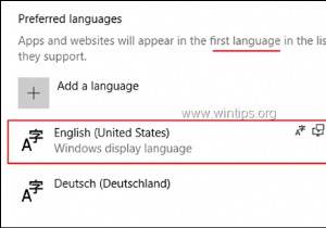 Khắc phục:Windows 10 Thay đổi Ngôn ngữ nhập thành Ngôn ngữ riêng. (Đã giải quyết)