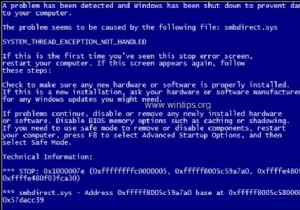 Khắc phục sự cố BSOD 0x1000007e:HỆ THỐNG NGOẠI LỆ KHÔNG ĐƯỢC XỬ LÝ gây ra bởi SMBDIRECT.SYS trên HP Proliant ML350 Gen 10 Server 2016 (Đã giải quyết) 