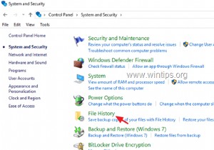 Cách tắt lịch sử tệp và đặt lại cài đặt lịch sử tệp trong Windows 10.