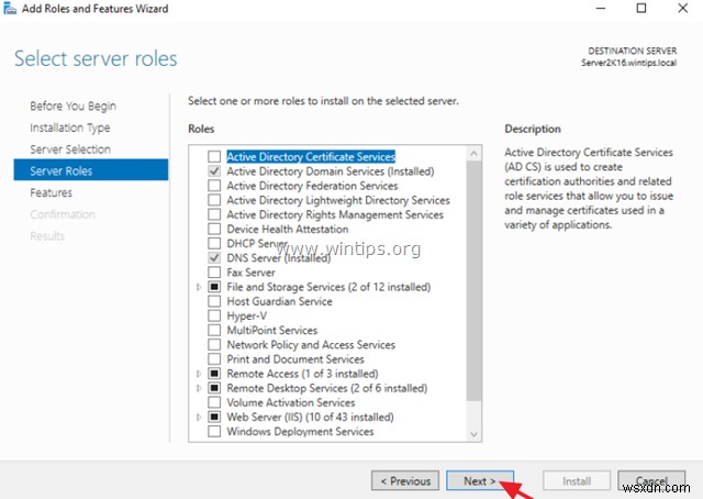 Cách sao lưu Active Directory Server 2016/2012 bằng Windows Server Backup.