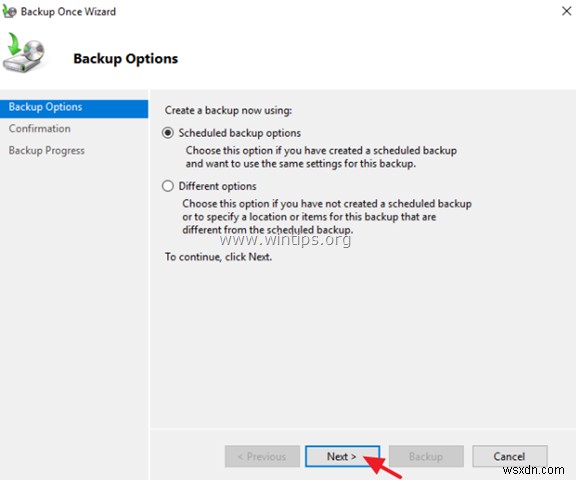 Cách sao lưu Active Directory Server 2016/2012 bằng Windows Server Backup.