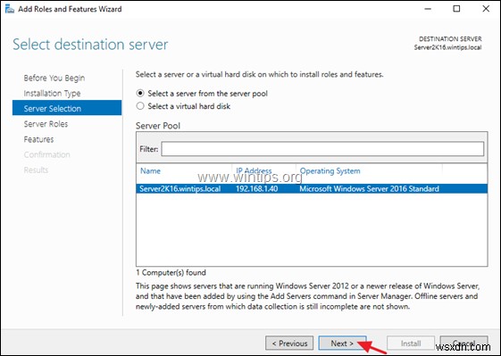 Cách kích hoạt Telnet Client trong Server 2012/2016/2019. 