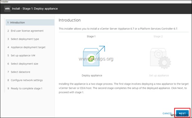 Cách cài đặt Công cụ máy chủ VCenter trong VMware vSphere Hypervisor ESXi 6.7