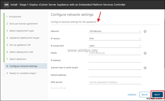 Cách cài đặt Công cụ máy chủ VCenter trong VMware vSphere Hypervisor ESXi 6.7