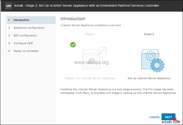 Cách cài đặt Công cụ máy chủ VCenter trong VMware vSphere Hypervisor ESXi 6.7